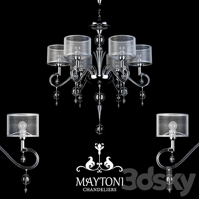 Chandelier Maytoni MOD603-06-N 3DSMax File - thumbnail 1