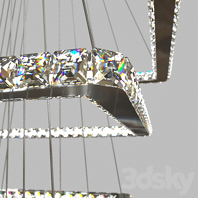 Chandelier Meerosee MD2473 3DS Max Model - thumbnail 3