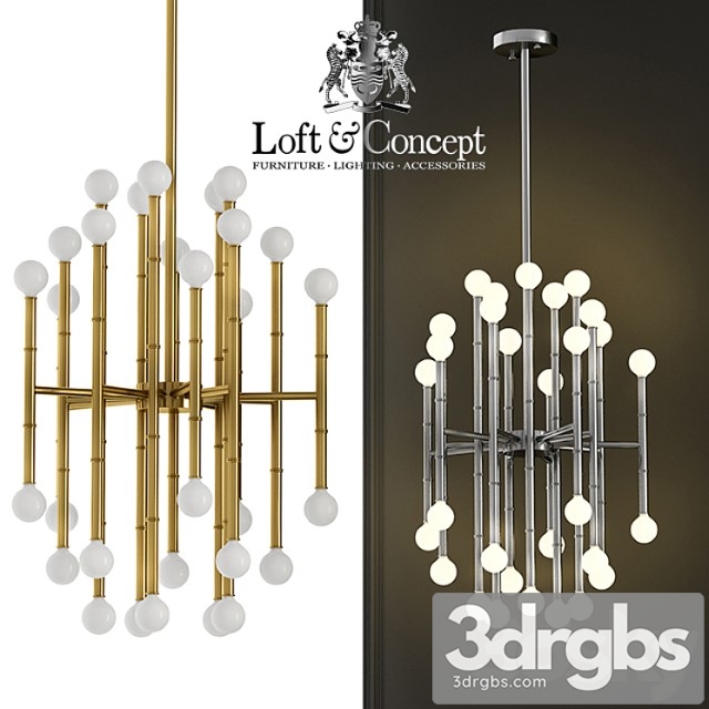 Chandelier Meurice Chandelier Jonathan Adler 3dsmax Download - thumbnail 1