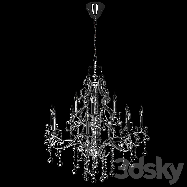 Chandelier Mirada de Cristal Frost 57010_12_01 3DSMax File - thumbnail 3