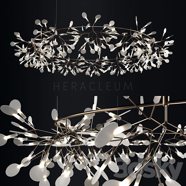 Chandelier Moooi Heracleum the Big O 3DSMax File - thumbnail 1