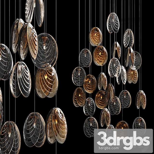 Chandelier mussels2 by bomma 3dsmax Download - thumbnail 1