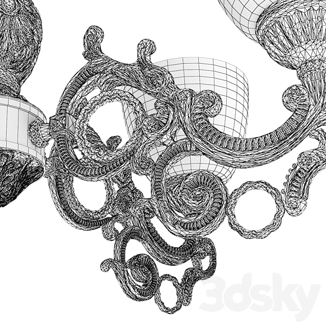 Chandelier MW-Light Ariadne 450016805 3DSMax File - thumbnail 3