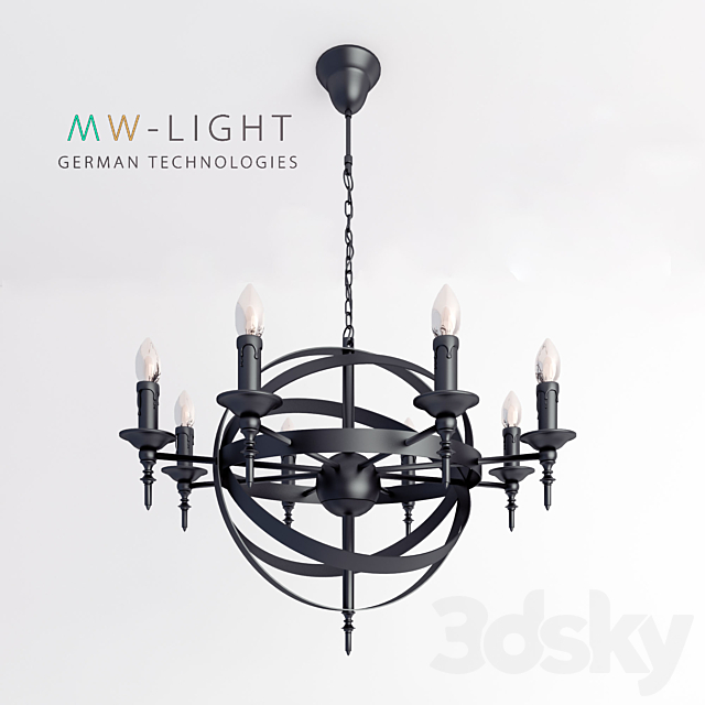 Chandelier MW-LIGHT Castle 249017208 3DSMax File - thumbnail 1