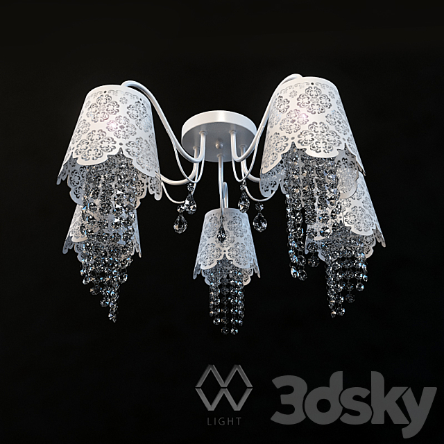 Chandelier MW-LIGHT Pauline 472010405 3DSMax File - thumbnail 1