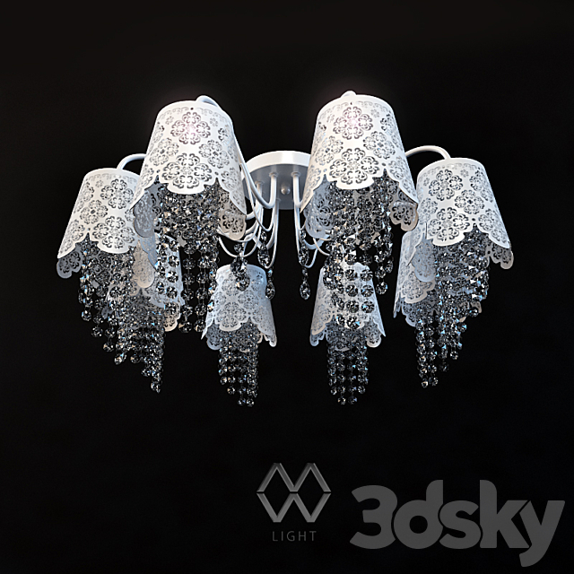 Chandelier MW-LIGHT Pauline 472010508 3DSMax File - thumbnail 1