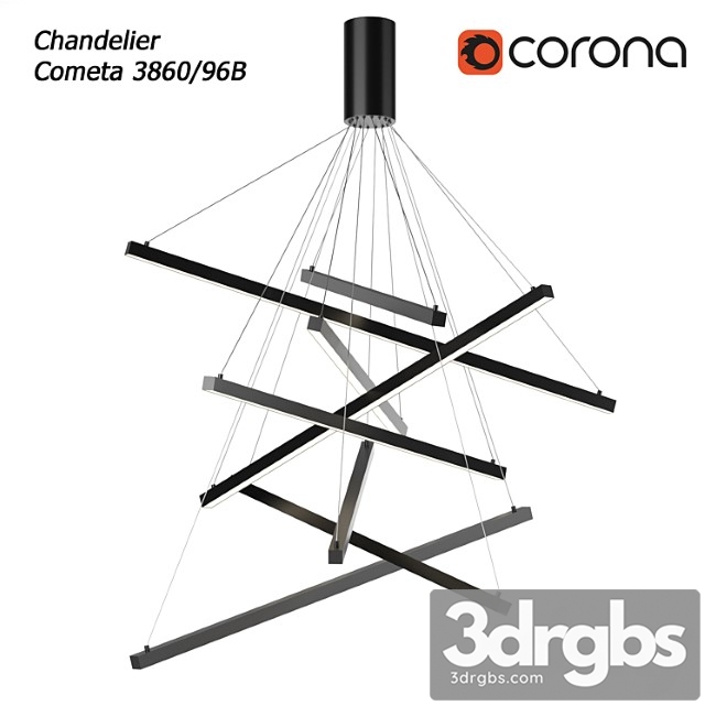 Chandelier odeon light cometa - thumbnail 1