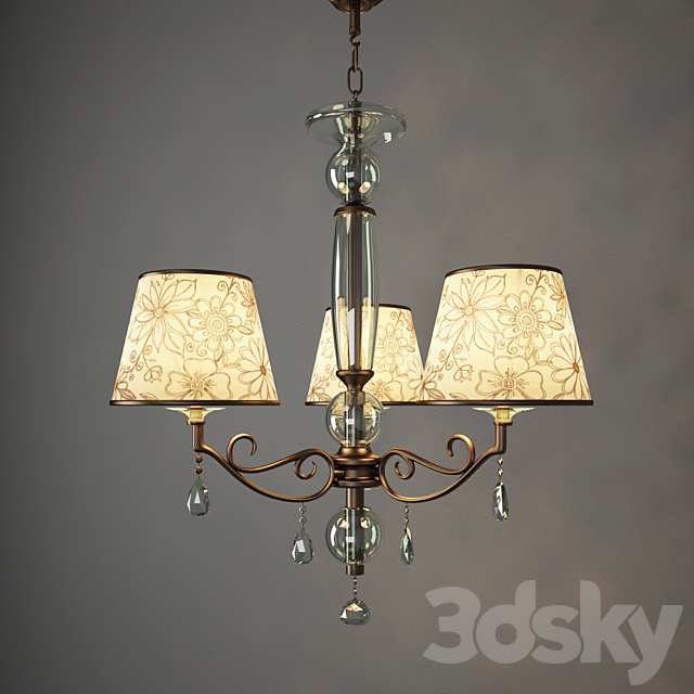 Chandelier Odeon Light LIKA 2275_3 3DSMax File - thumbnail 1