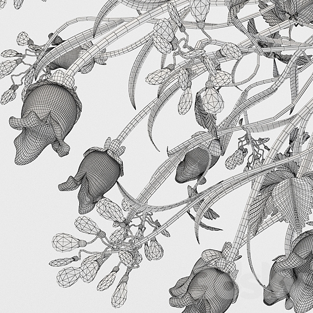 Chandelier Passeri L 3DS Max Model - thumbnail 2