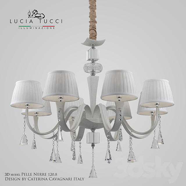 Chandelier Pelle Bianca 119.8 3DSMax File - thumbnail 1