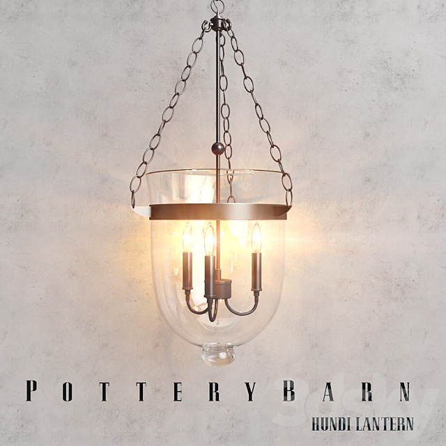 Chandelier POTTERY BARN HUNDI LANTERN 3DSMax File - thumbnail 1