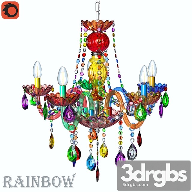 Chandelier rainbow - thumbnail 1