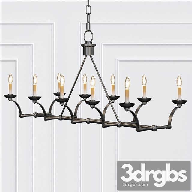 Chandelier ralph lauren lighting_1 3dsmax Download - thumbnail 1