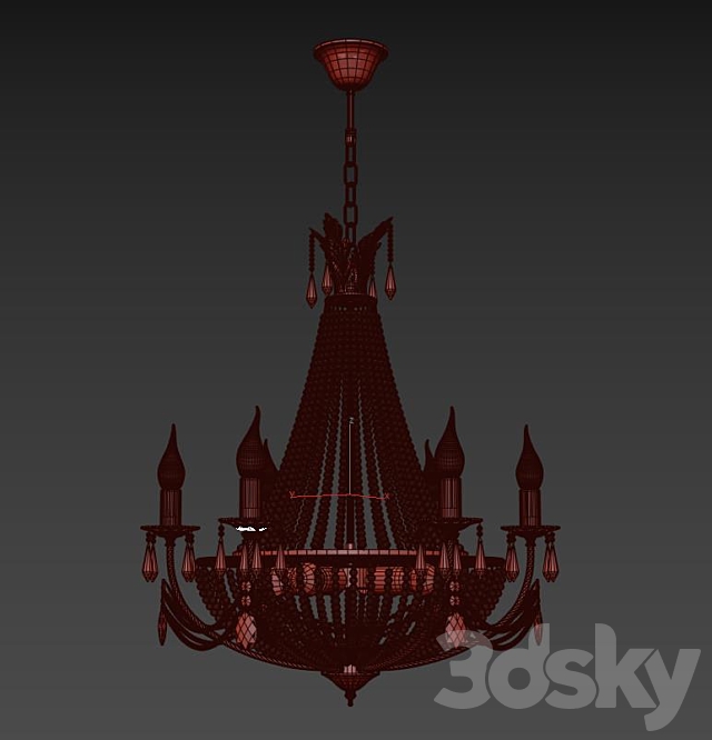 Chandelier Recetto E 1.6.6.100 GH 3DSMax File - thumbnail 3