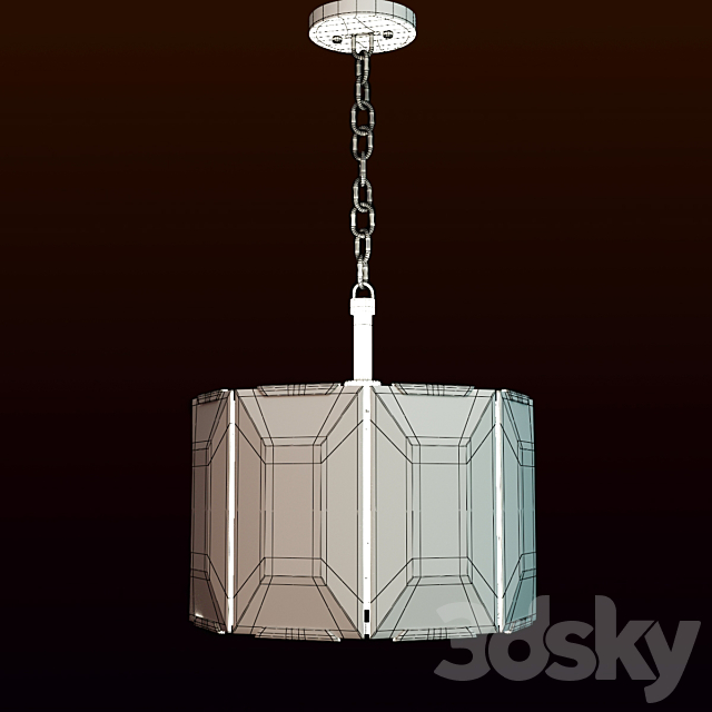 Chandelier Restoration Hardware Harlow Crystal Chandelier 19 3DSMax File - thumbnail 2