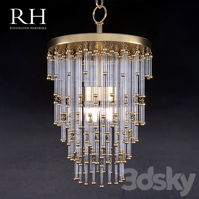 Chandelier Restoration Hardware Luciano 68120069 ABRS 3DSMax File - thumbnail 1