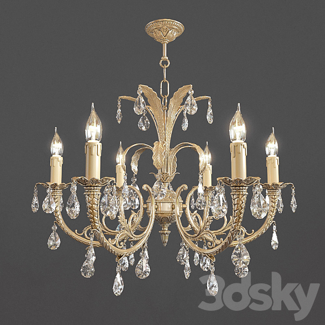 Chandelier Riperlamp Palmera 3DSMax File - thumbnail 1