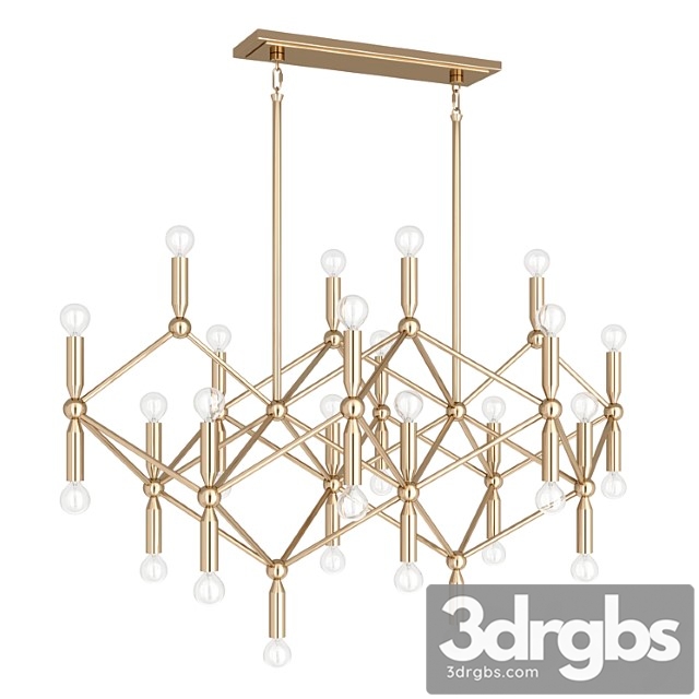 Chandelier robert abbey z399 3dsmax Download - thumbnail 1