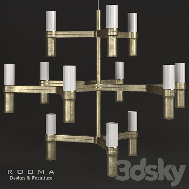 Chandelier Rooma lamp 02 Rooma Design 3DS Max Model - thumbnail 2