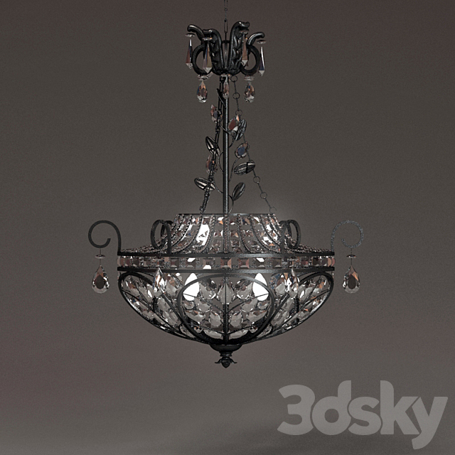 Chandelier savoy-victiria 3DS Max Model - thumbnail 1