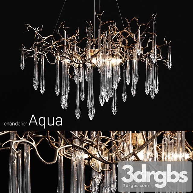 Chandelier serip aqua 3dsmax Download - thumbnail 1