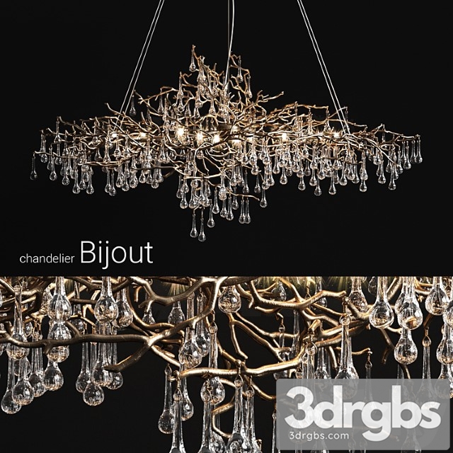 Chandelier serip bijout 3dsmax Download - thumbnail 1