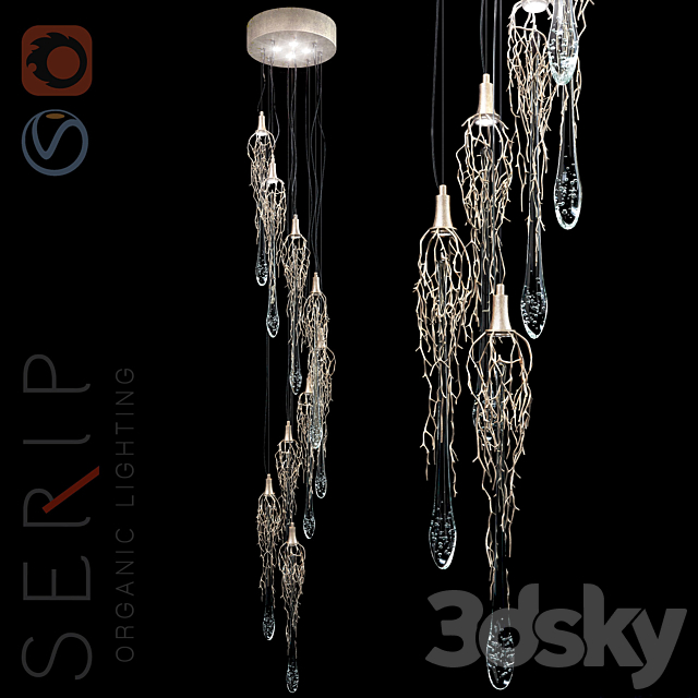 Chandelier SERIP Schematics PL370_13 3DSMax File - thumbnail 1