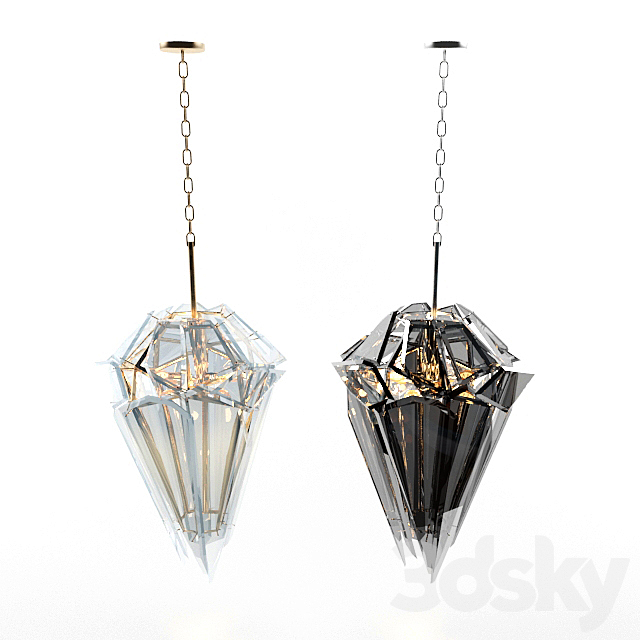 Chandelier shard 3DSMax File - thumbnail 1