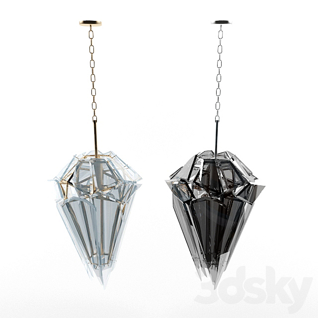 Chandelier shard 3DSMax File - thumbnail 2