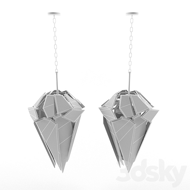 Chandelier shard 3DSMax File - thumbnail 3