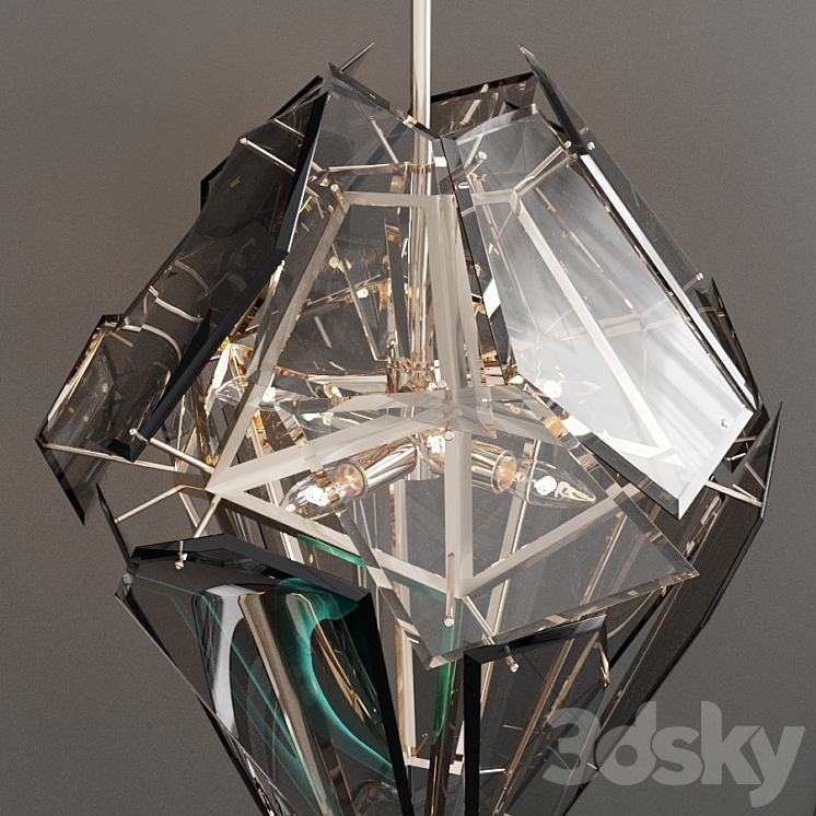 Chandelier Shard by Eichholtz 3DS Max Model - thumbnail 2