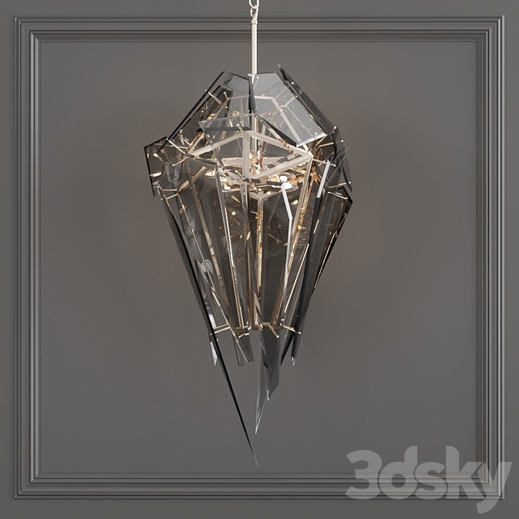 Chandelier Shard by Eichholtz 3DS Max Model - thumbnail 3