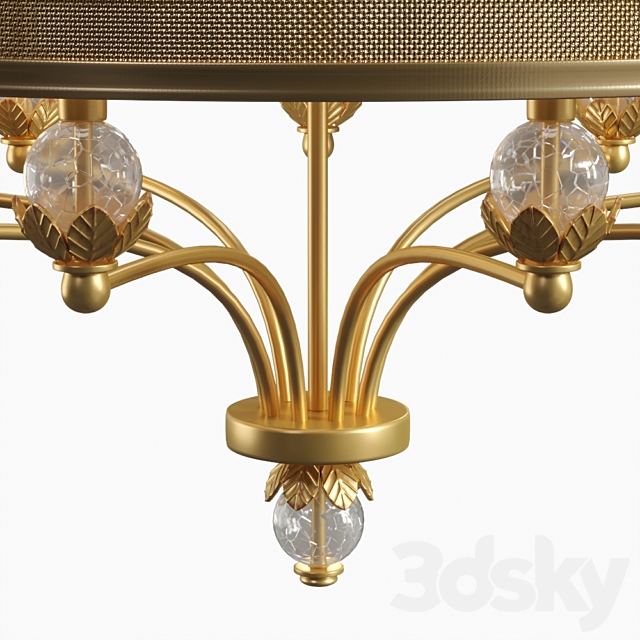 Chandelier SIGMA ELLE DUE 7066-9 3DSMax File - thumbnail 2