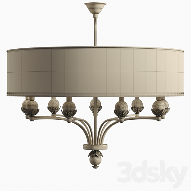 Chandelier SIGMA ELLE DUE 7066-9 3DSMax File - thumbnail 3