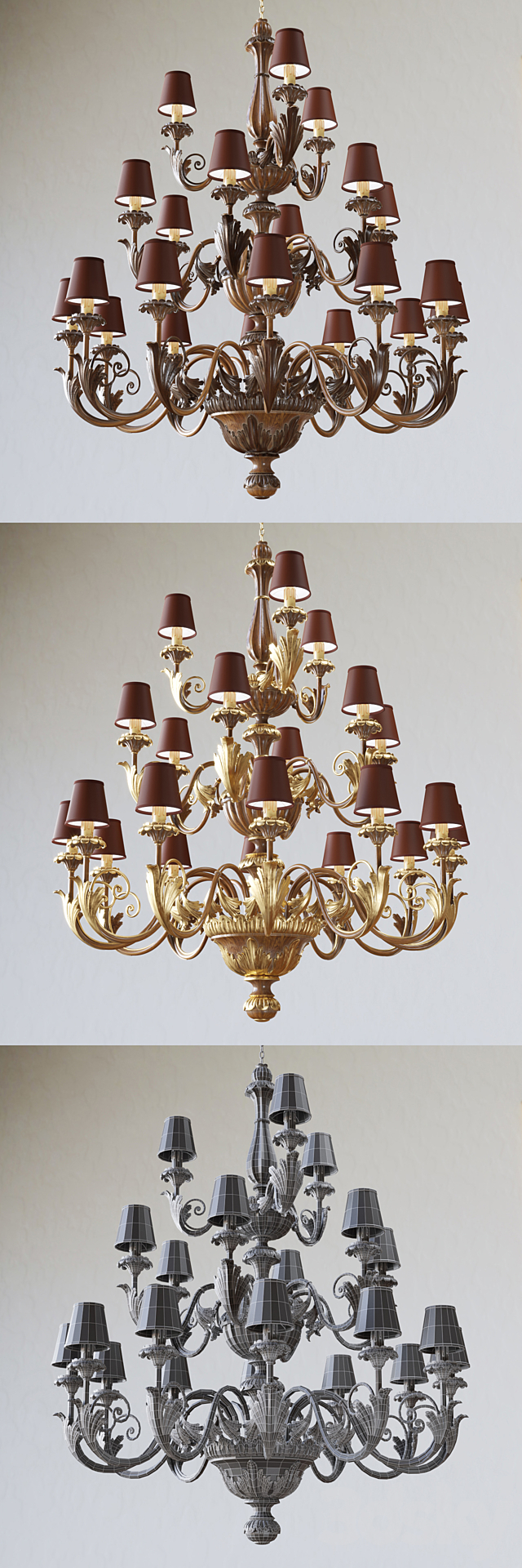 Chandelier Silvano Grifoni 21 3DS Max Model - thumbnail 3