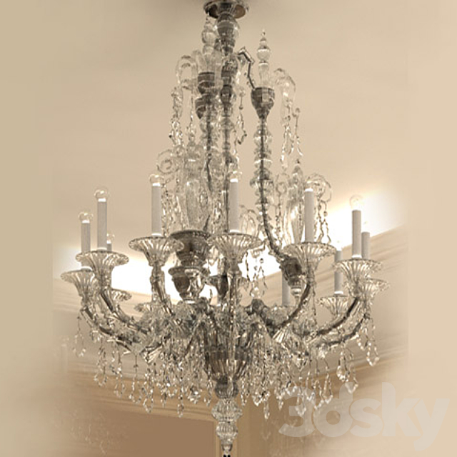 Chandelier solemn 3ds Max - thumbnail 1