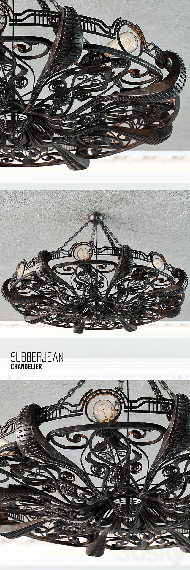 Chandelier Subberjean 3DSMax File - thumbnail 1