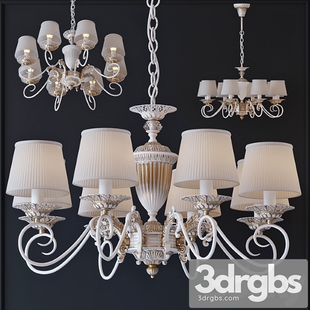 Chandelier suspended mw-light ariadna 450014208 3dsmax Download - thumbnail 1