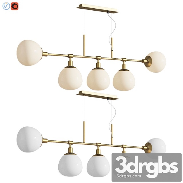 Chandelier Suspension Light Erich Maytoni Modern 3dsmax Download - thumbnail 1