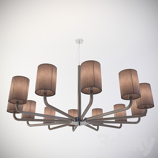 Chandelier SYLCOM (2120_12 K FU) 3DSMax File - thumbnail 2