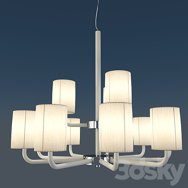 Chandelier SYLCOM (2120_9 + 3 K BL.AV) 3DSMax File - thumbnail 2