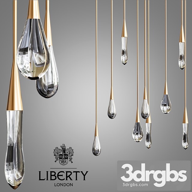 Chandelier the pour par design haus liberty 3dsmax Download - thumbnail 1