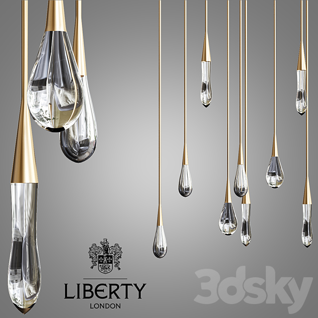 Chandelier The Pour par Design Haus Liberty 3DSMax File - thumbnail 1