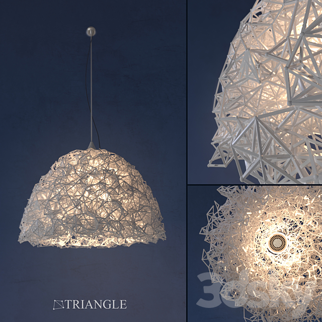 Chandelier Triangle (handmade) 3DSMax File - thumbnail 1