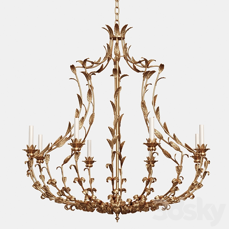 CHANDELIER VAUGHAN ANJOU CHANDELIER 3DS Max Model - thumbnail 1