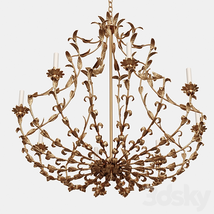 CHANDELIER VAUGHAN ANJOU CHANDELIER 3DS Max Model - thumbnail 2