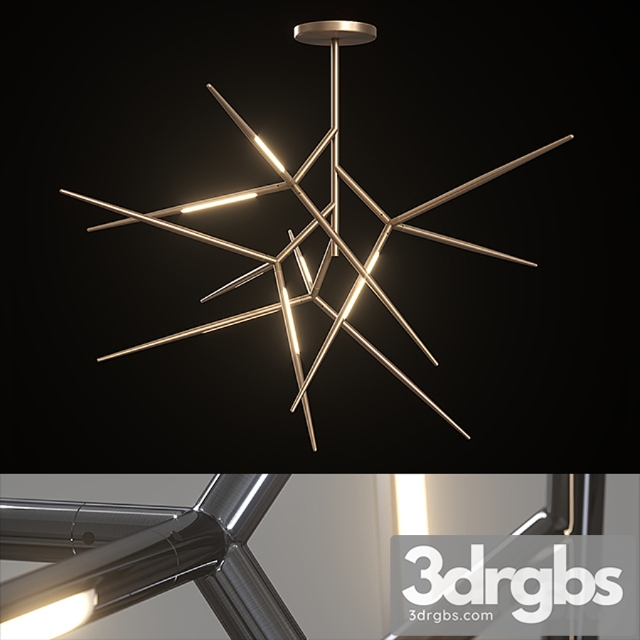 Chandelier Venicem Spear Chandelier 3dsmax Download - thumbnail 1