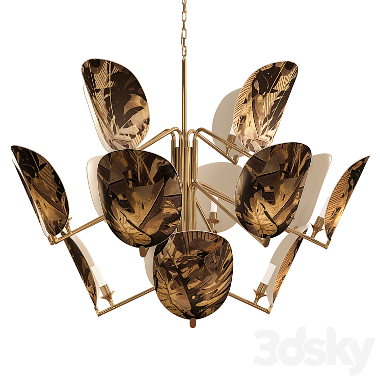 Chandelier Visionnaire AKIRA 3DS Max Model - thumbnail 1