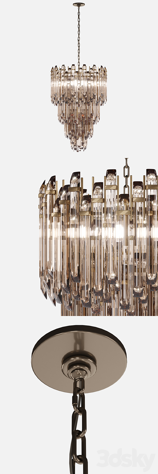 Chandelier Visual Comfort Adele 3DSMax File - thumbnail 2