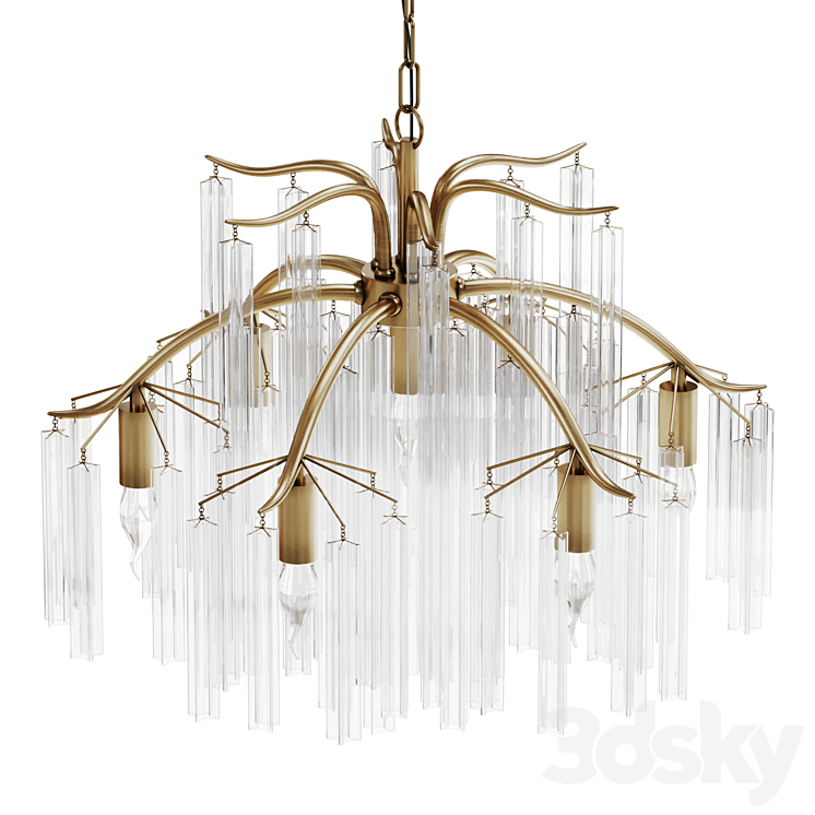 Chandelier Willow 3DS Max - thumbnail 2